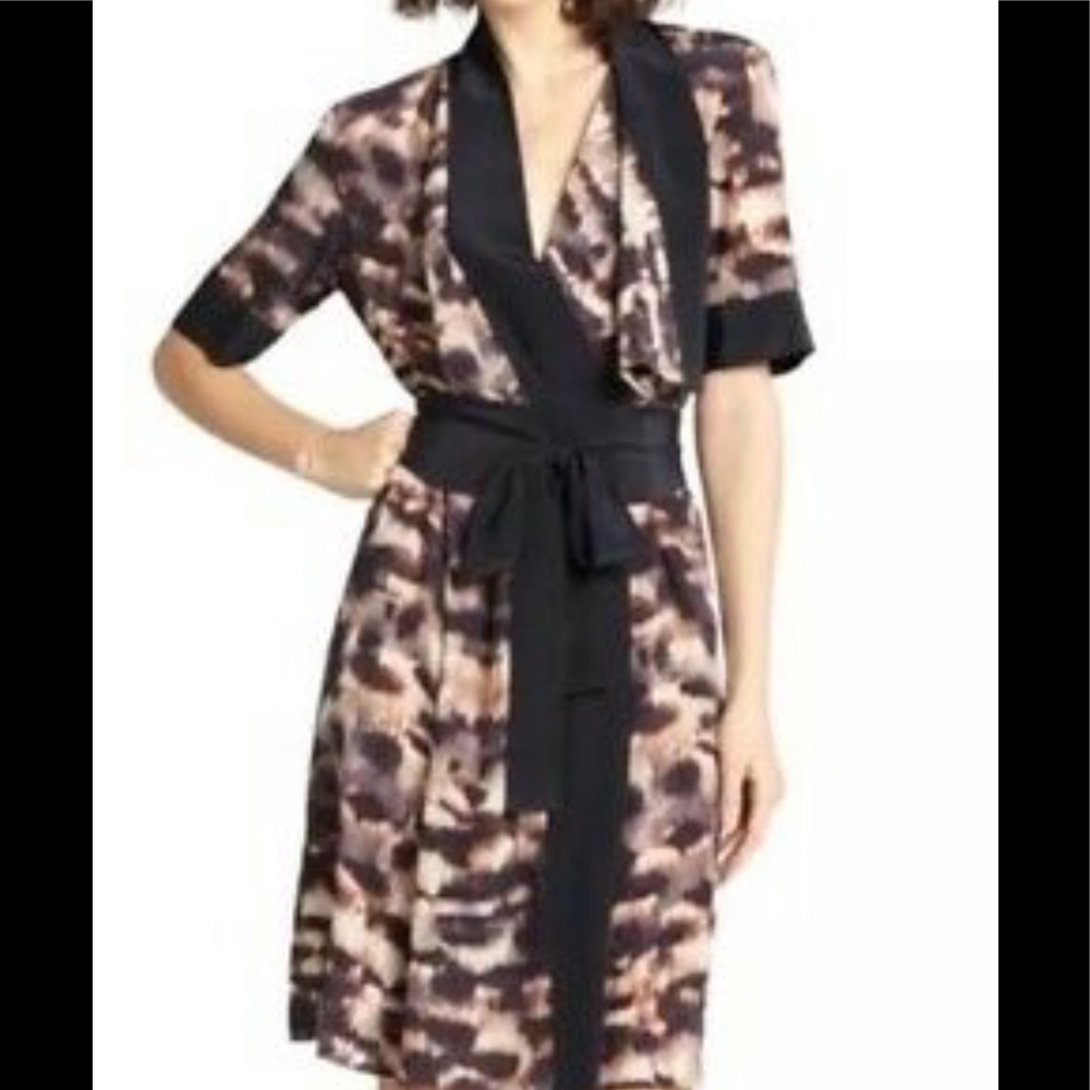BCBGMAXAZRIA Walena Draped Wrap Dress